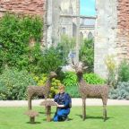 Elaine Marks at The Bishop's Palace, Wells