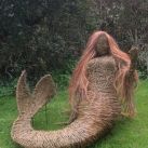 Willow Mermaid Sculpture