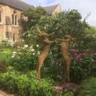 Willow Hares Sculptures